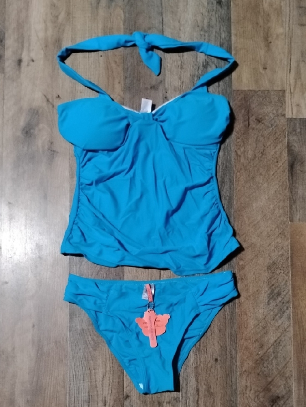 Apollo NWT Blue Two-Piece Tankini Swim Set Women's Size: M